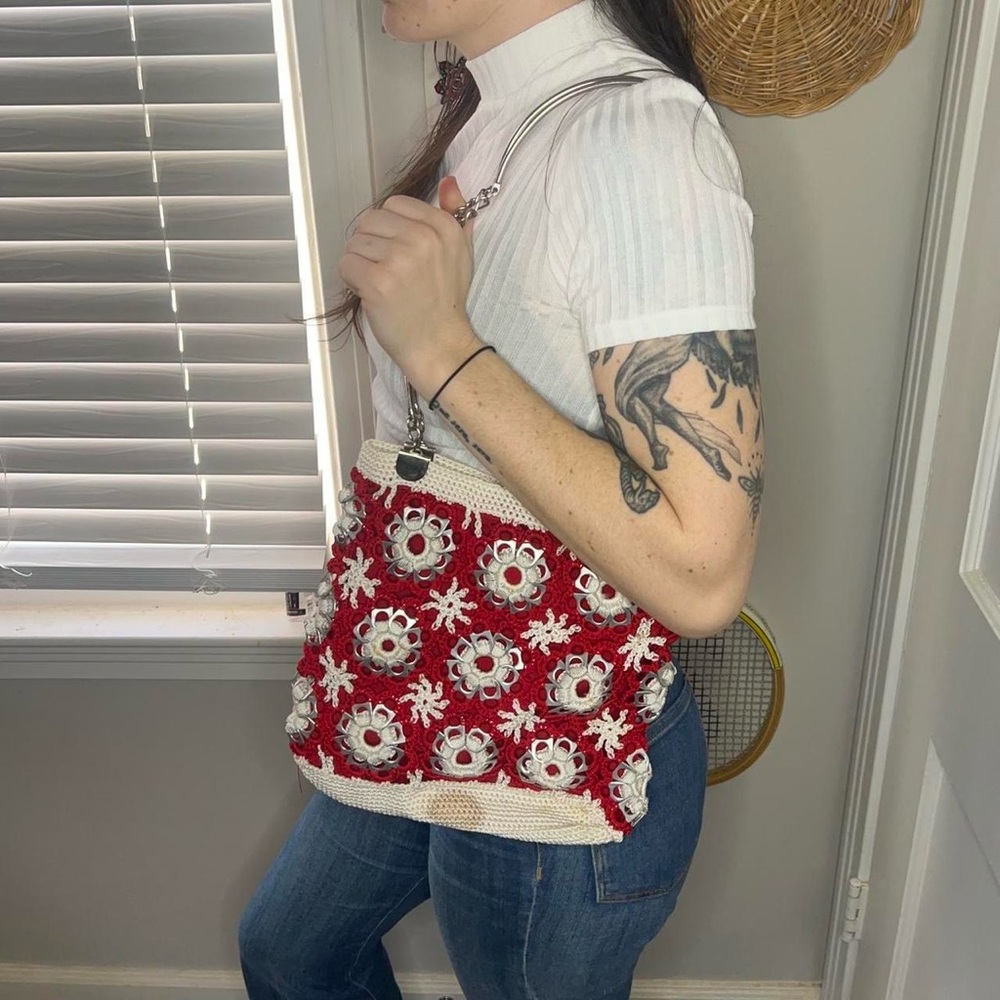 Cool red bottle cap purse bag unique